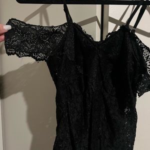 Black Lace Bodysuit